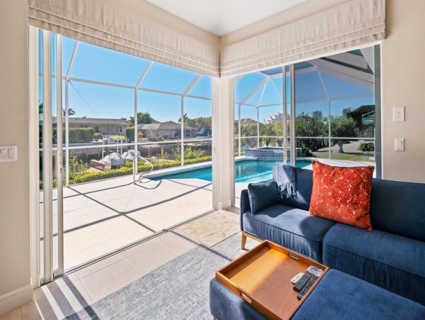 Magnificent Marco Vacation Home Three Bedrooms Plus a Den.