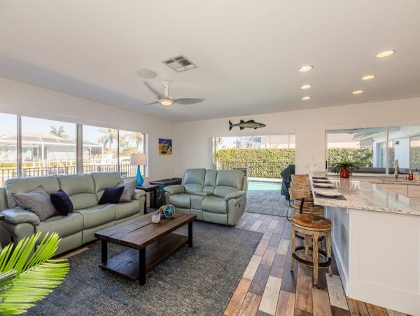 Marco Island Waterfront Three Bedroom Vacation Home