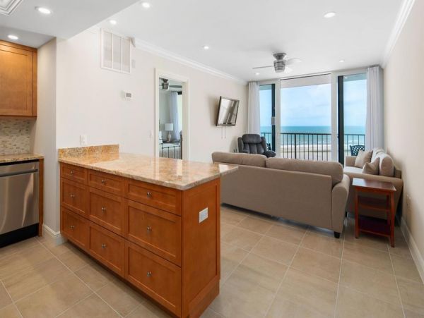 Marco Island Beachfront Two Bedroom Vacation Condo.
