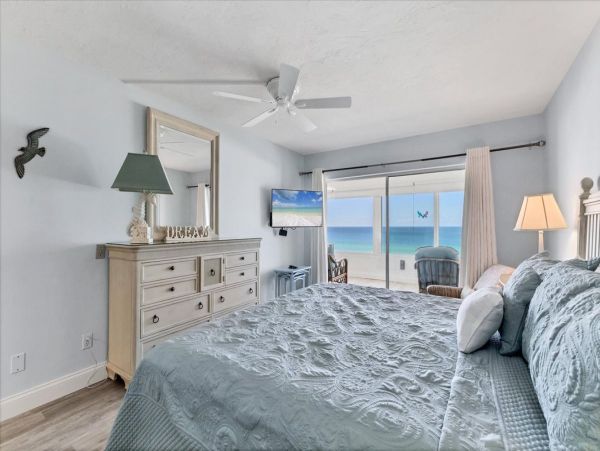 Siesta Key Beachfront Vacation Rental Updated 2-Bedroom Gulf View Condo