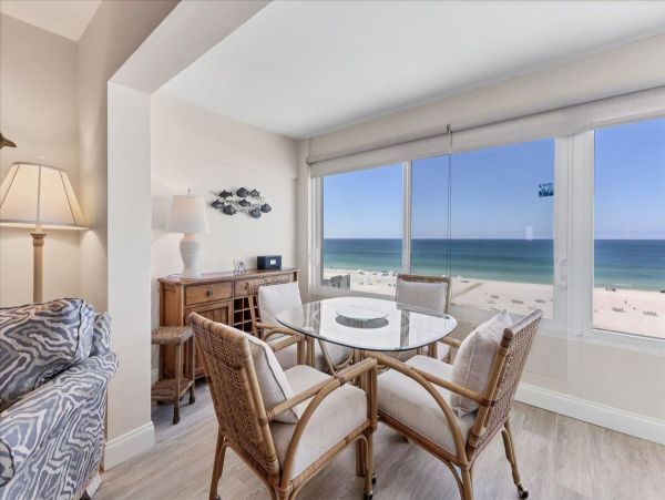 Siesta Key Beachfront Vacation Rental Updated 2-Bedroom Gulf View Condo