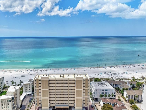 Siesta Key Beachfront Vacation Rental Updated 2-Bedroom Gulf View Condo