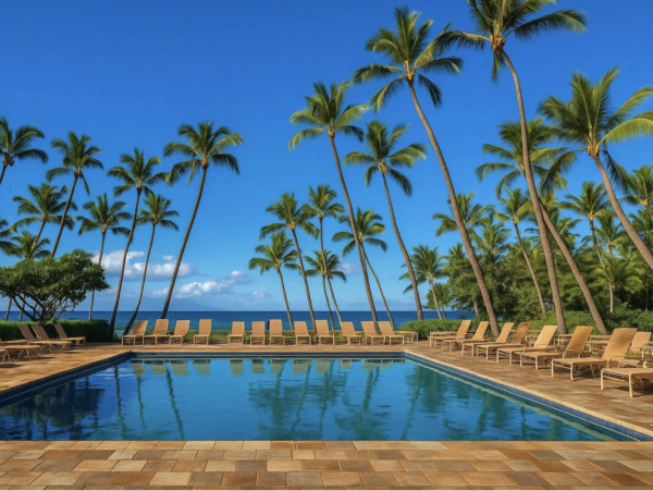 Wailea Luxury Beach Path and Five Star Amenities