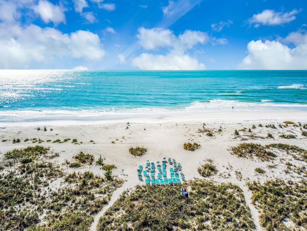 Longboat Key Beachfront One Bedroom Condo Partial Gulf Views