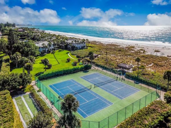Longboat Key Beachfront One Bedroom Condo Partial Gulf Views