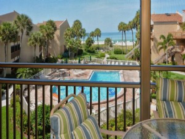 Gulf Front Siesta Key Vacation Condo Two Bedroom