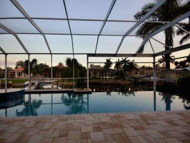Cape Coral Canal Front Four Bedroom Vacation Home