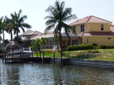 Cape Coral Canal Front Four Bedroom Vacation Home