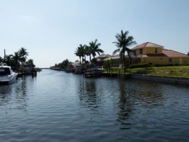 Cape Coral Canal Front Four Bedroom Vacation Home