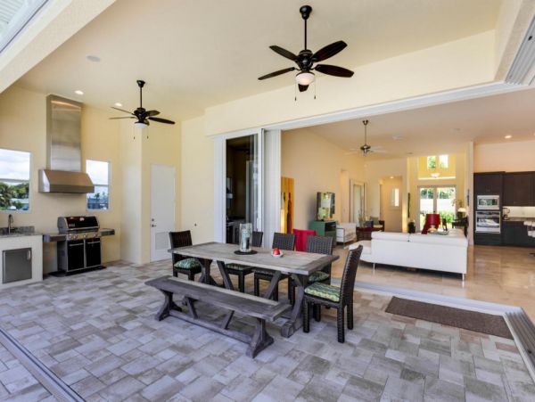 Waterfront Cape Coral Modern Villa Four Bedroom