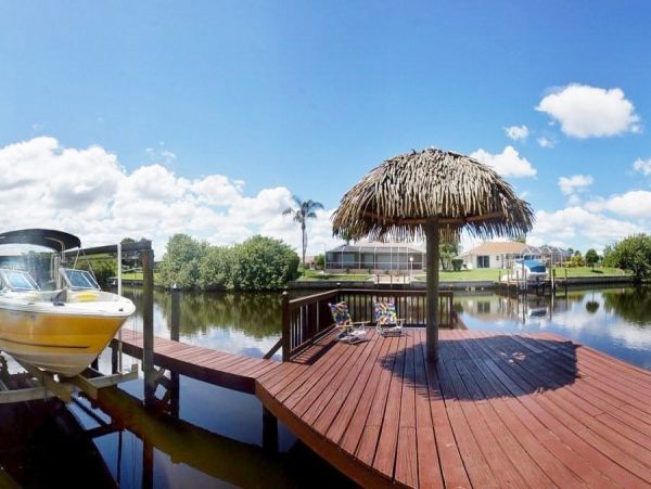Water View Cape Coral Vacation Home Three bedroom