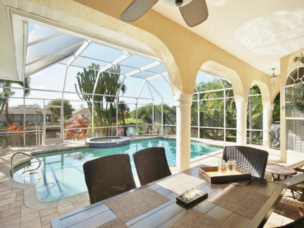 Water View Cape Coral Vacation Home Three bedroom