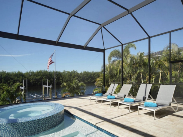 Cape Coral Three Bedroom Luxury Pool Vacation Home