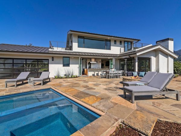 Luxury Santa Barbara Rental with Panoramic Mountain Views