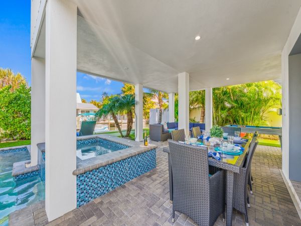 Luxury Seven Bedroom Bradenton Beach Rental Home Canal Views