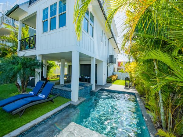 Luxury Seven Bedroom Bradenton Beach Rental Home Canal Views