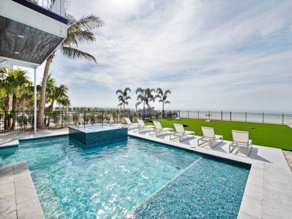 Luxury 8 Bedroom Anna Maria Private Beach Path Vacation Home