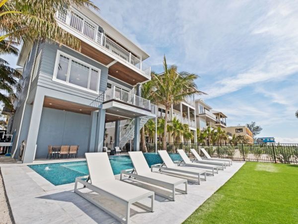 Luxury 8 Bedroom Anna Maria Private Beach Path Vacation Home