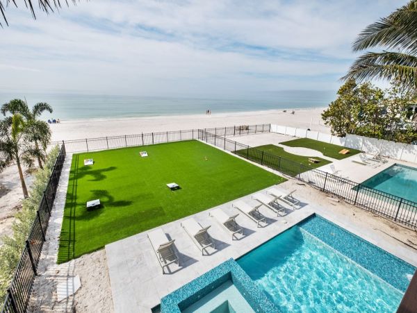 Luxury 8 Bedroom Anna Maria Private Beach Path Vacation Home