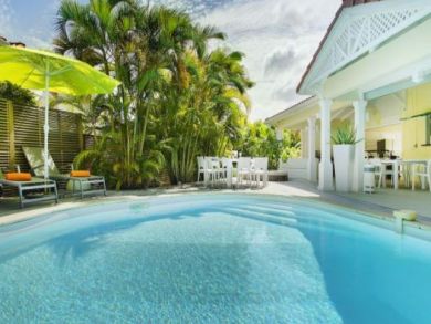 Guadeloupe Vacation Home Sleeps Nine Guests.