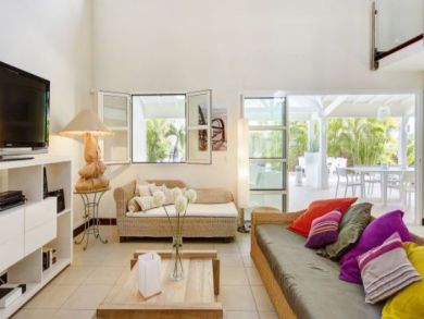 Guadeloupe Vacation Home Sleeps Nine Guests.