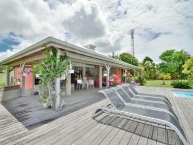 Guadeloupe Vacation Home Rental Sleeps Eight Guests.