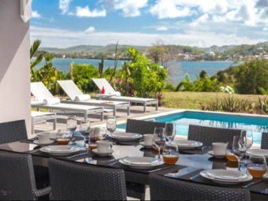 Guadeloupe Luxury Vacation Home Rental Home Four Bedrooms
