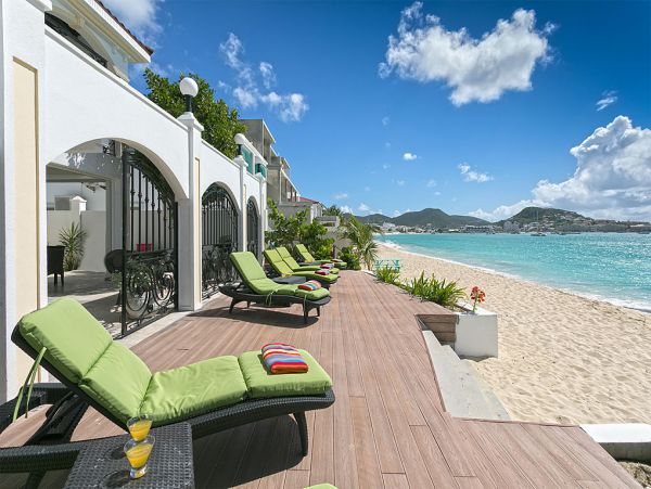 Six Bedroom Luxury Villa Simpson Bay On Beach Sea Views