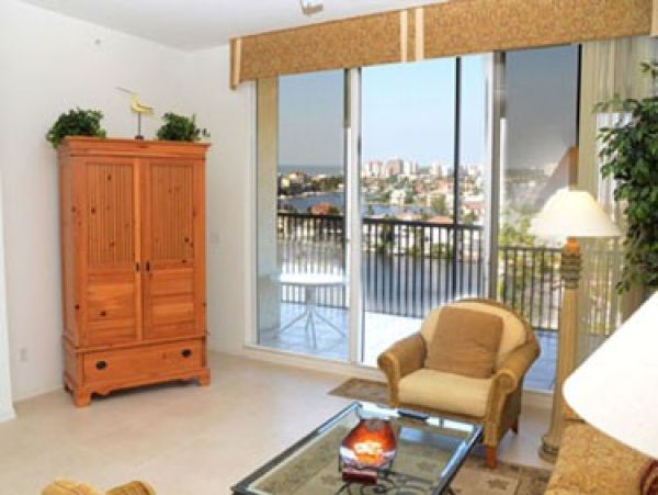 Naples Vacation Condo with Gulf & Bay Views, Walk to Beach