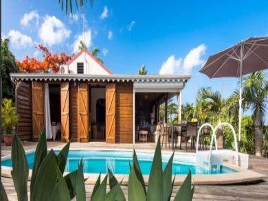 Guadeloupe Vacation Home Rental Sleeps Four Guests.