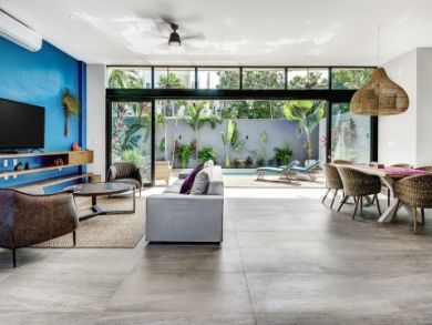 Tulum Vacation Home Rental Sleeps Eight Guests.