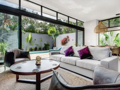 Tulum Vacation Home Rental Sleeps Eight Guests.