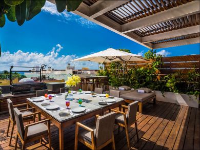 Playa Del Carmen Luxury Vacation Rental Villa Four Bedrooms