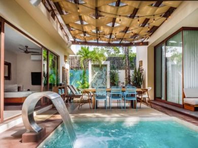 Tulum Vacation Home Rental Sleeps Eigth Guests,