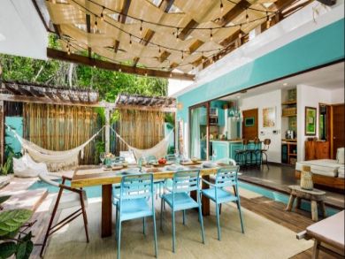 Tulum Vacation Home Rental Sleeps Eigth Guests,