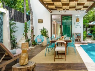 Tulum Vacation Home Rental Sleeps Eigth Guests,