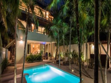 Tulum Vacation Home Sleeps Twelve Guests.
