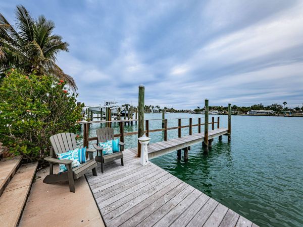 Treasure Island Waterfront Vacation Rental Luxury Intracoastal Condo with Pool & Docks