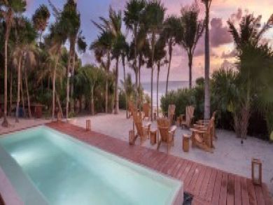 Tulum Vacation Home Sleeps Eight Guests. Tulum Vacation Home Sleeps Eight Guests.