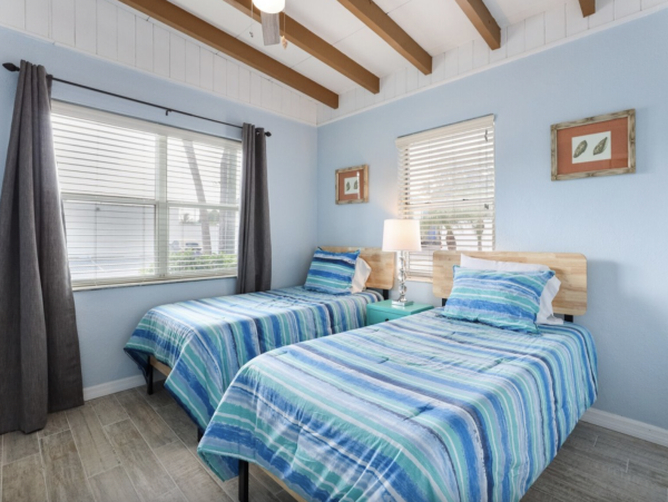 Anna Maria Vacation Duplex Sleeps Four Guests.