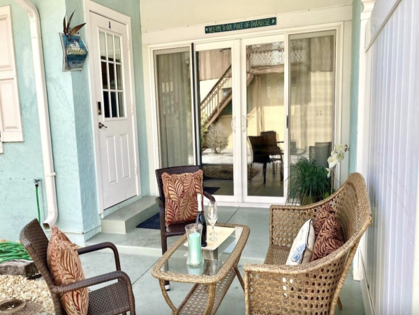 Anna Maria Vacation Duplex Sleeps Four Guests.