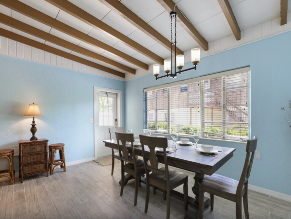 Anna Maria Vacation Duplex Sleeps Four Guests.