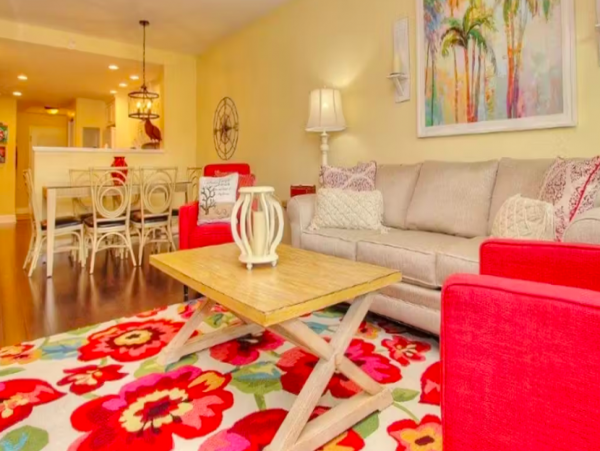 Indian Rocks Vacation Condo Sleeps Eight Guests.