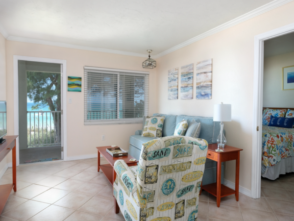 Beach Front Condo, One Bedroom