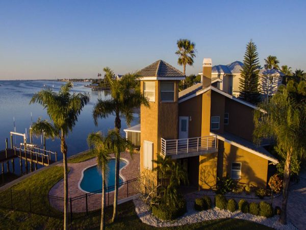 Clearwater Vacation Rentals Florida Waterfront Villa with Pool & Dock