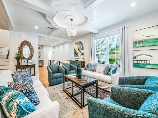 St. Armands Vacation Rental | Luxury 7-Bedroom Home with Pool Near Lido Key