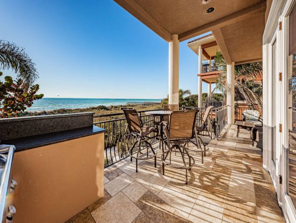 Treasure Island Beachfront Vacation Rental Luxury 5-Bedroom Gulf Coast Home with Pool