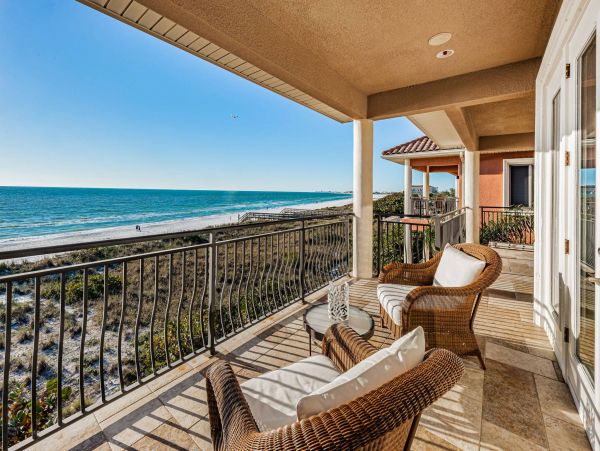Treasure Island Beachfront Vacation Rental Luxury 5-Bedroom Gulf Coast Home with Pool