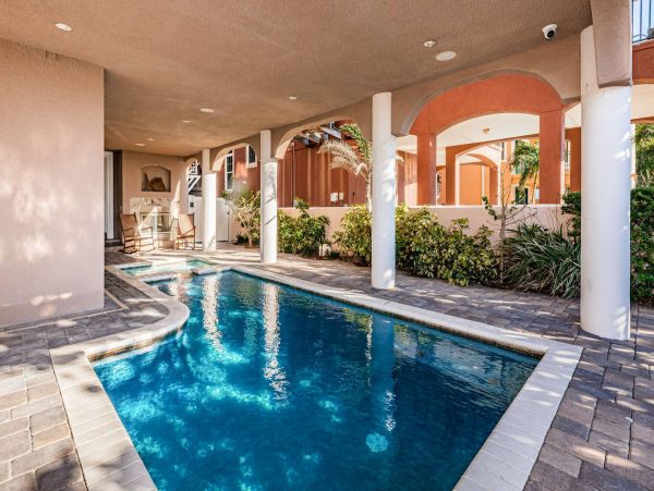 Treasure Island Beachfront Vacation Rental Luxury 5-Bedroom Gulf Coast Home with Pool