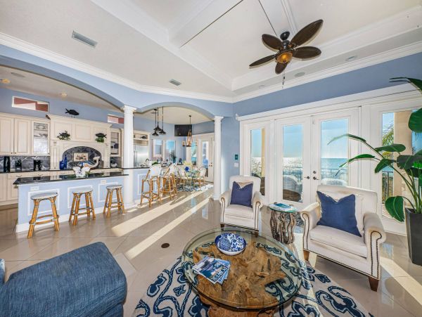 Treasure Island Beachfront Vacation Rental Luxury 5-Bedroom Gulf Coast Home with Pool